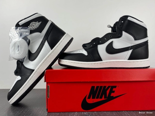 Bmlin Shoes Black BQ4422-001 Jordan 1 Retro 85 White High (2023) 0723